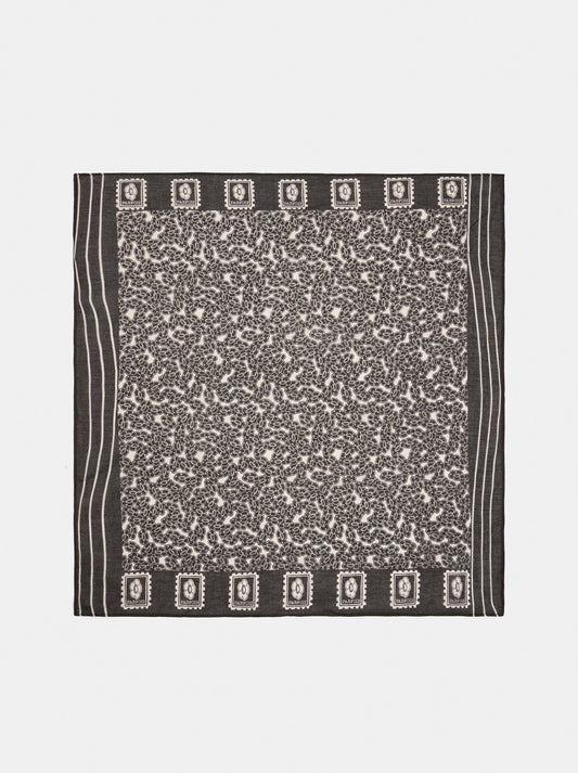 Printed Square Scarf 100% Cotton
