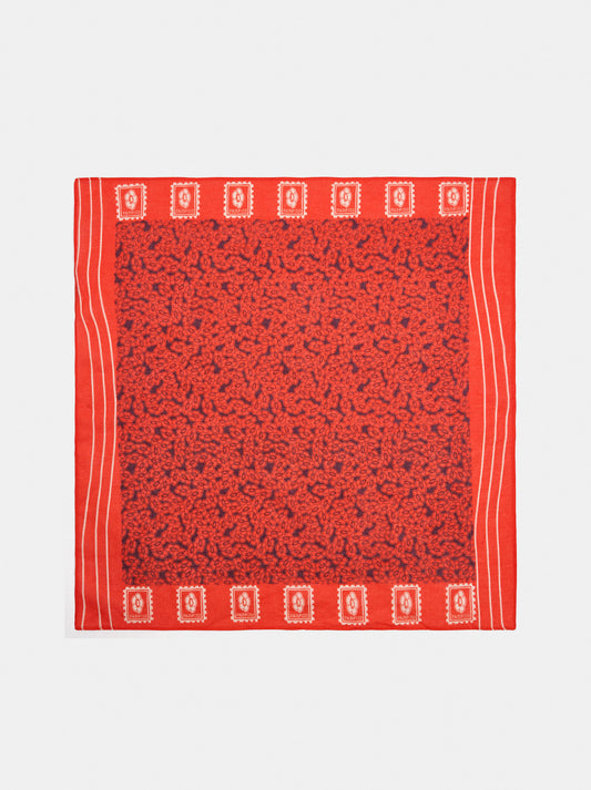 Printed Square Scarf 100% Cotton