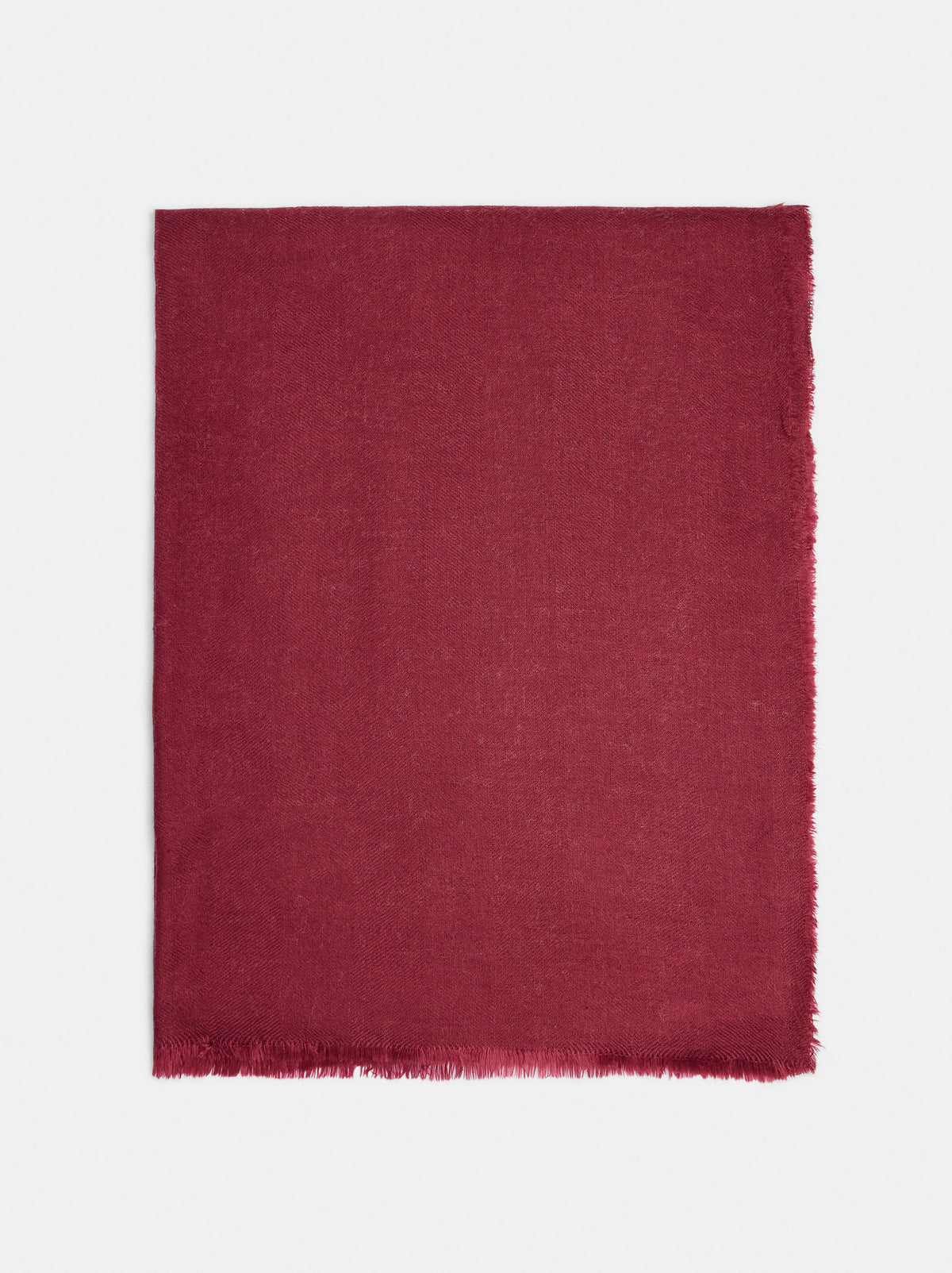 Plain Wool-Blend Pashmina
