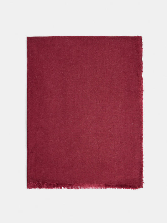 Plain Wool-Blend Pashmina