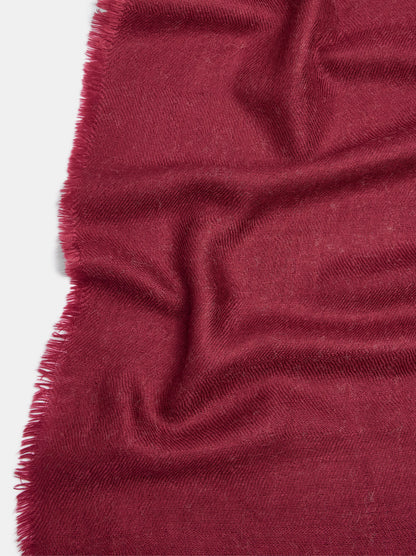 Plain Wool-Blend Pashmina