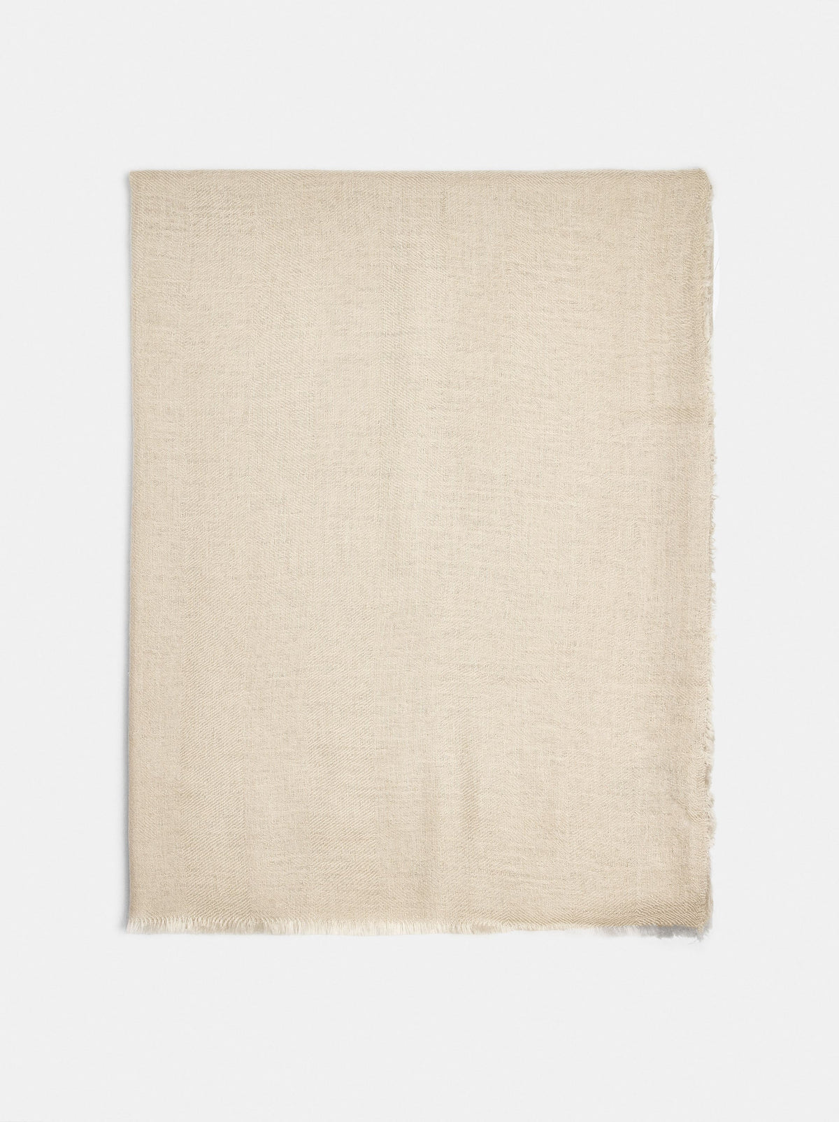 Plain Wool-Blend Pashmina