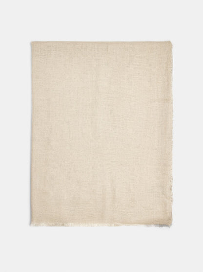 Plain Wool-Blend Pashmina