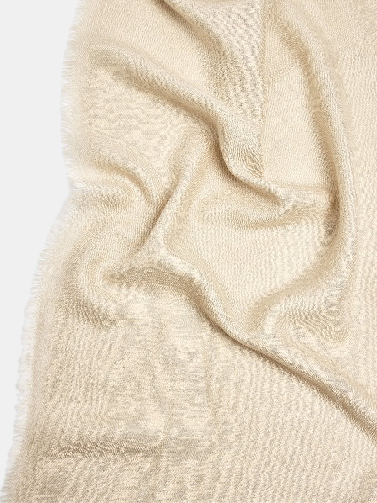 Plain Wool-Blend Pashmina