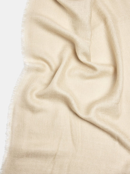 Plain Wool-Blend Pashmina