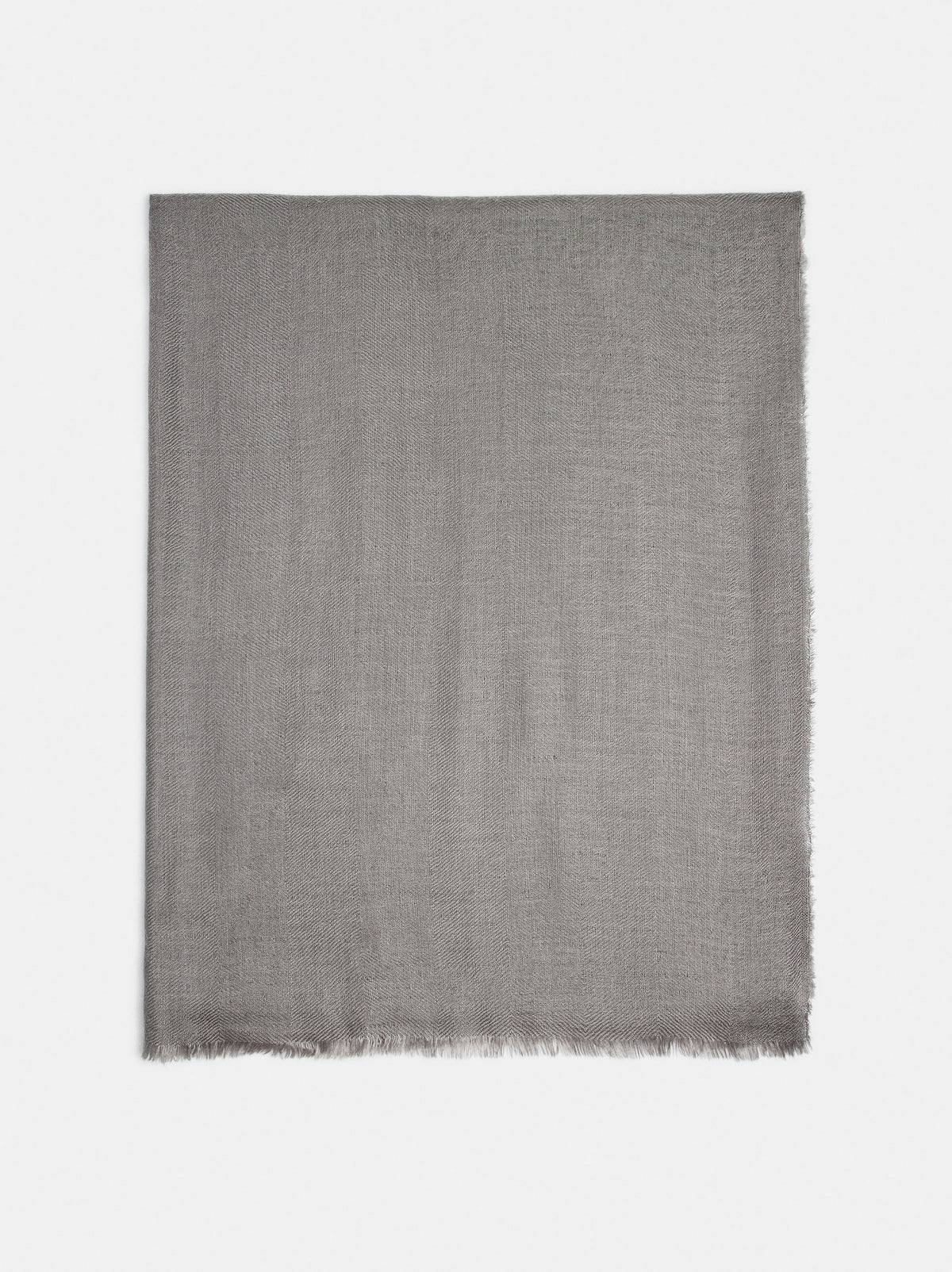 Plain Wool-Blend Pashmina