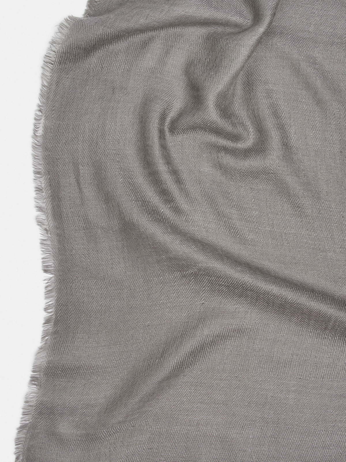 Plain Wool-Blend Pashmina