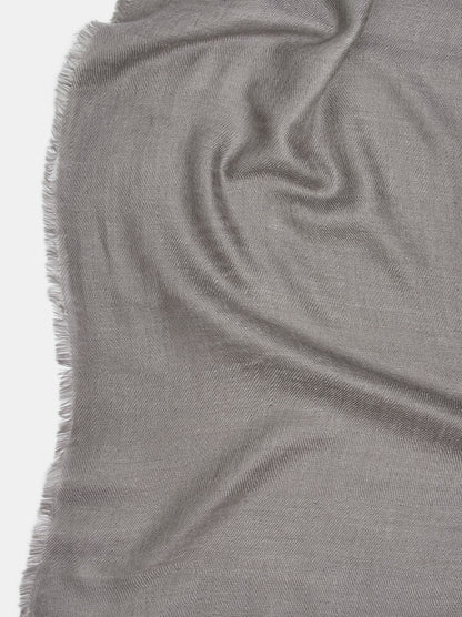 Plain Wool-Blend Pashmina