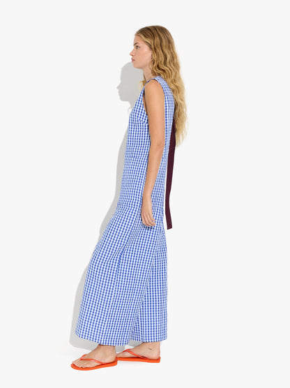 Cotton Jumpsuit With Vichy Squares