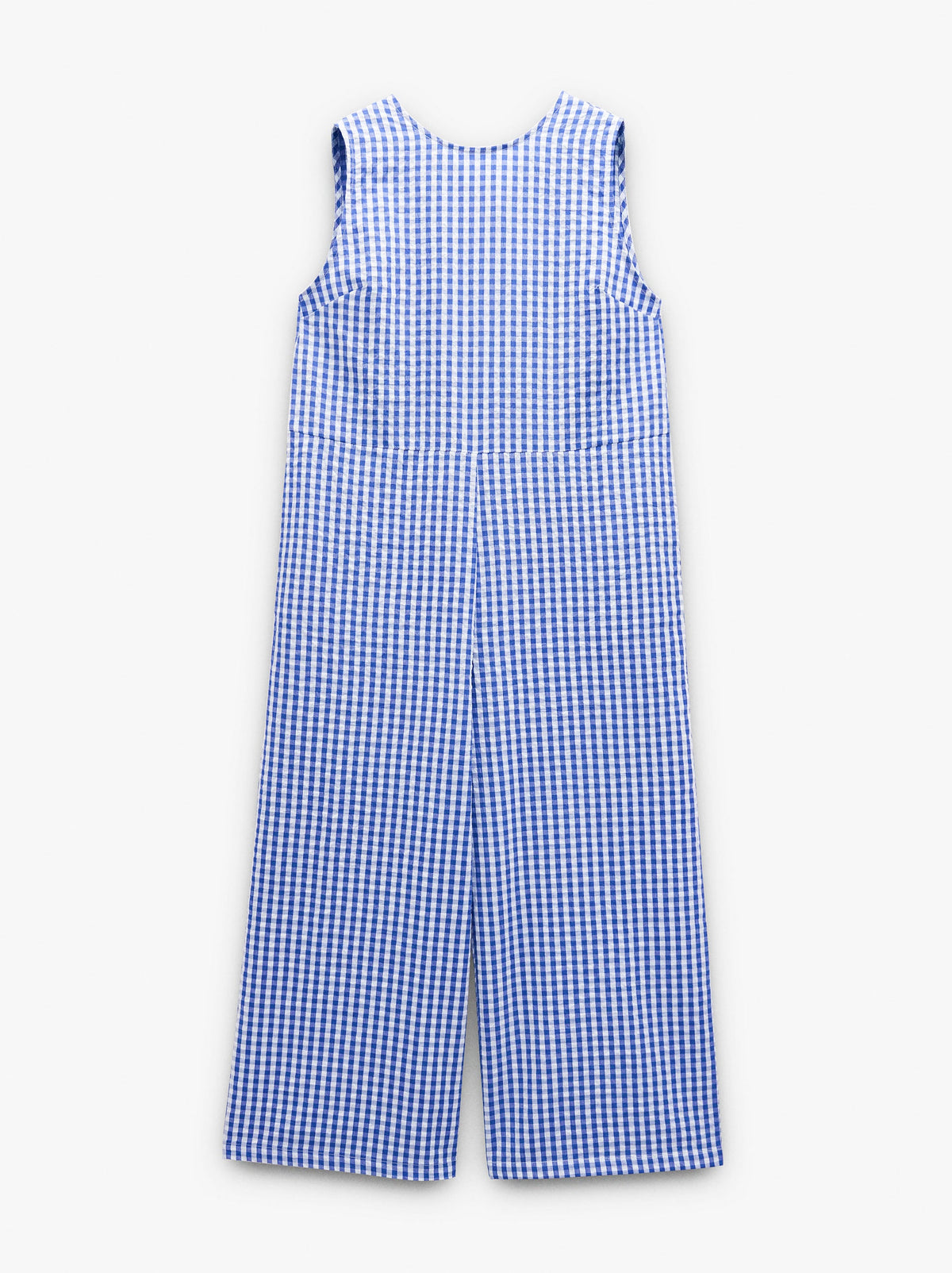Cotton Jumpsuit With Vichy Squares