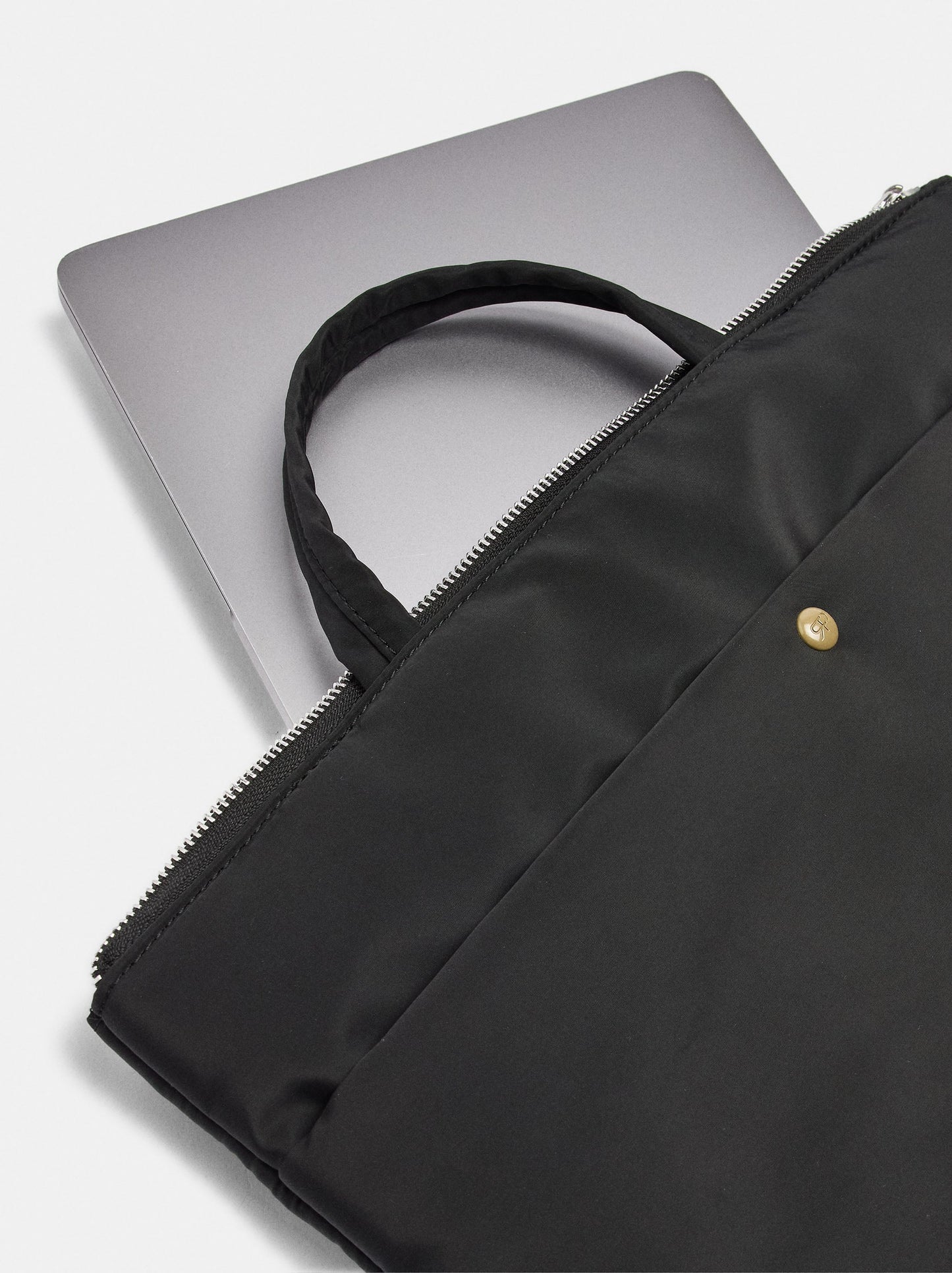 Plain Nylon Bag For 15" Laptop