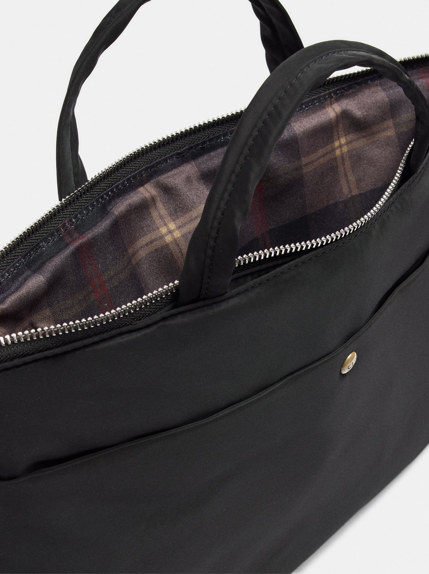 Plain Nylon Bag For 15" Laptop
