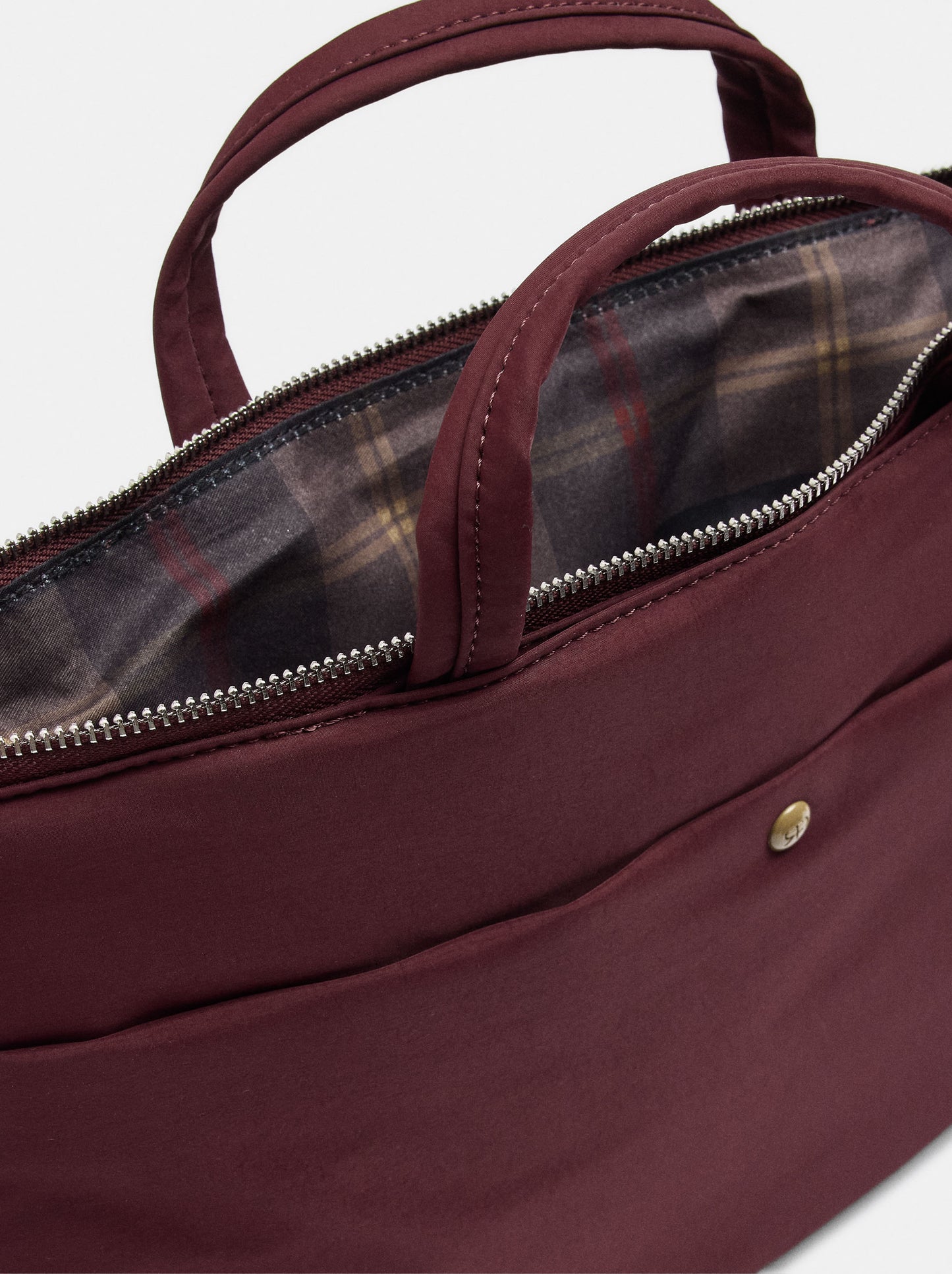 Plain Nylon Bag For 15" Laptop