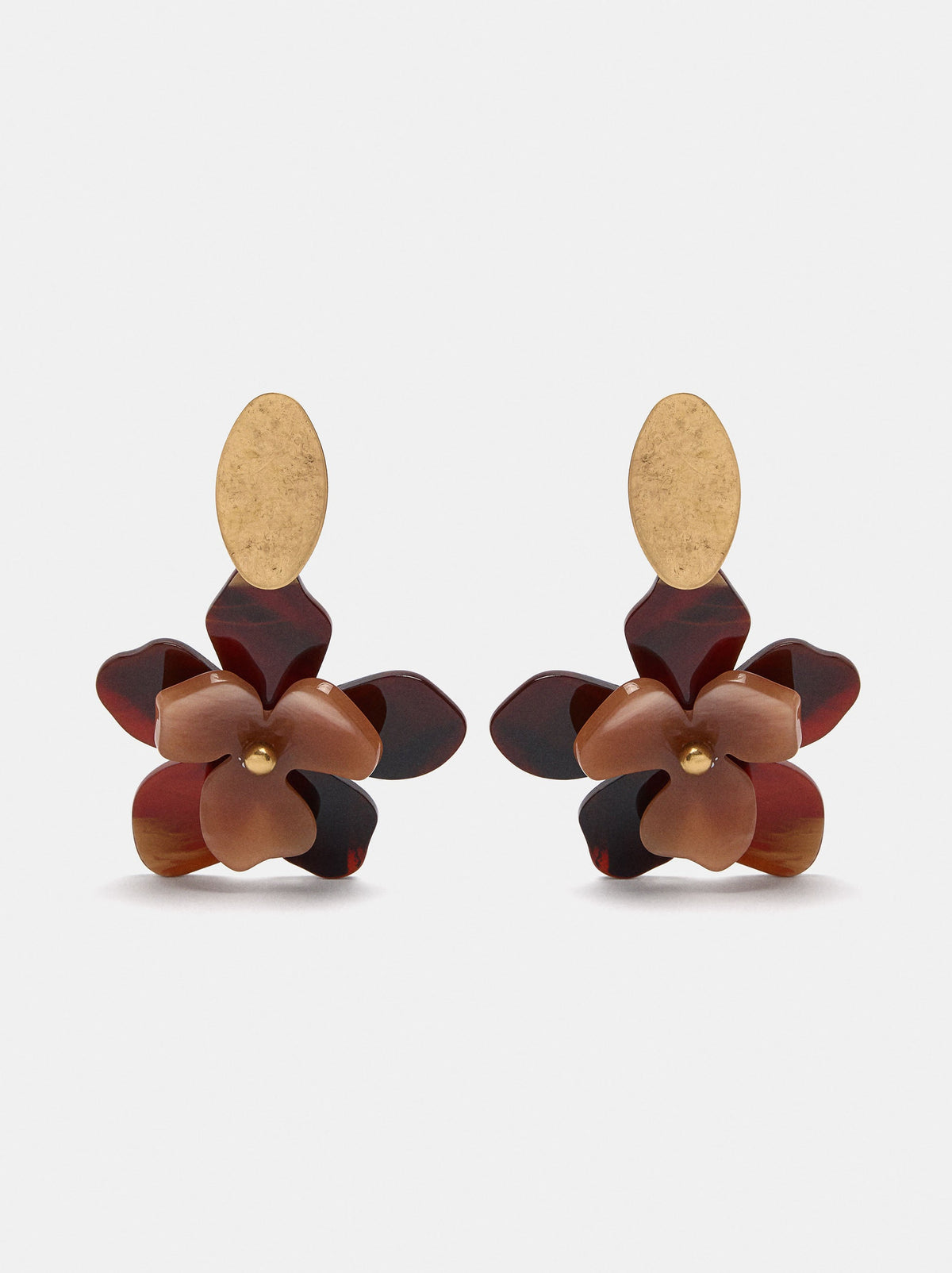 Maxi Double Flower Earrings