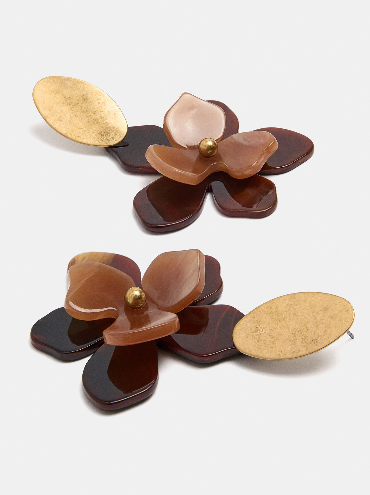 Maxi Double Flower Earrings