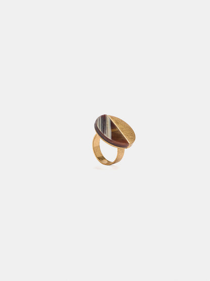 Maxi Bicolor Round Ring