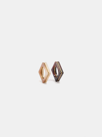 Set Of Bicolor Square Rings