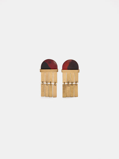 Earrings With Bar Pendants
