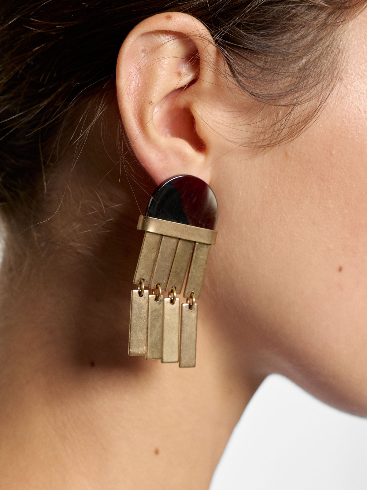 Earrings With Bar Pendants