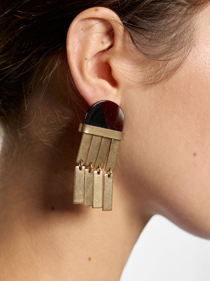 Earrings With Bar Pendants