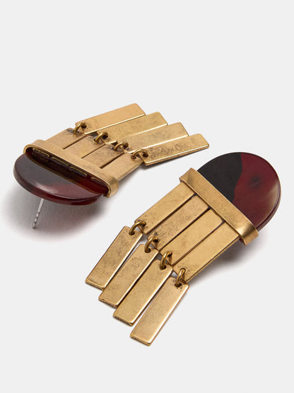 Earrings With Bar Pendants