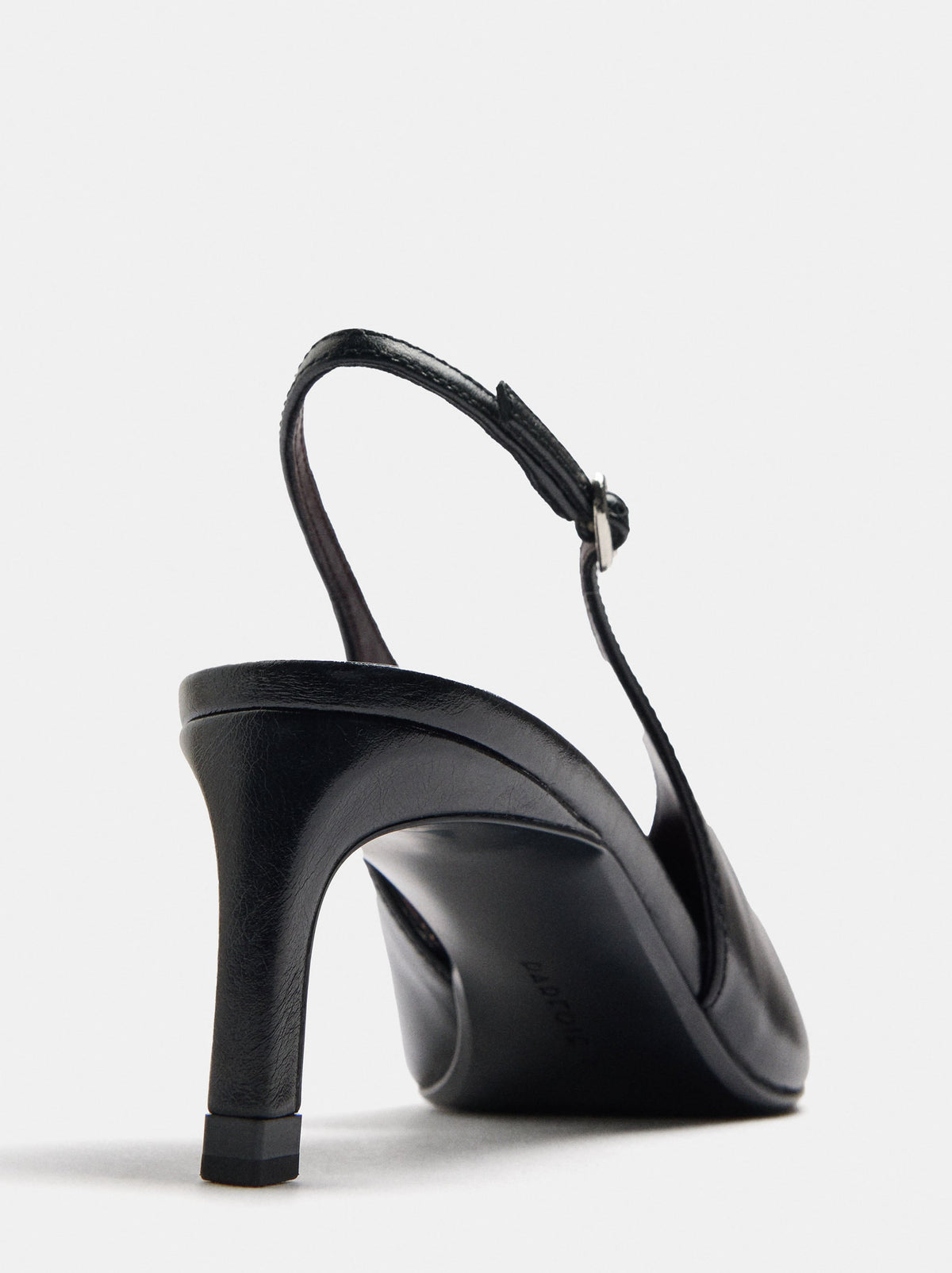 Leather High-Heeled Shoes