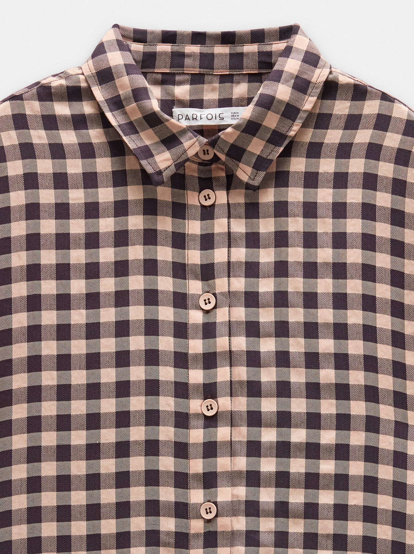100% Lyocell Shirt Dress With Squares
