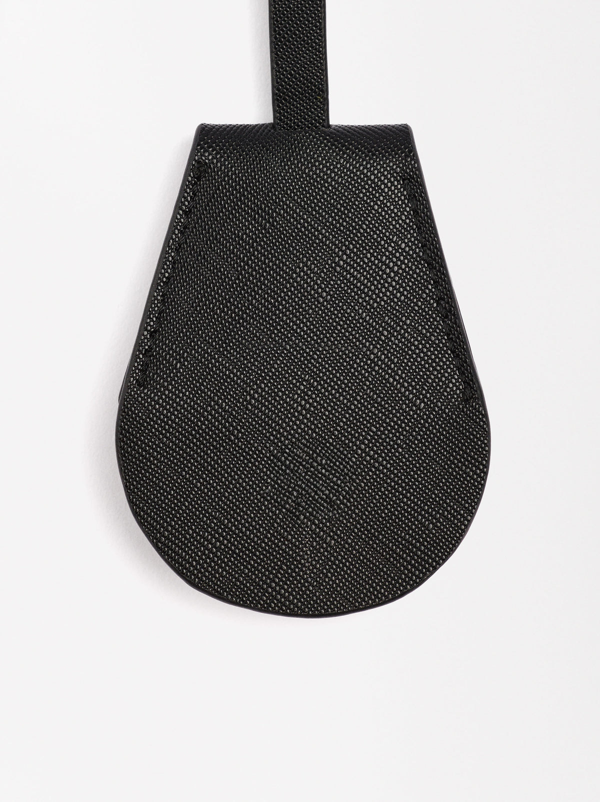 Textured Shopper Bag With Charm