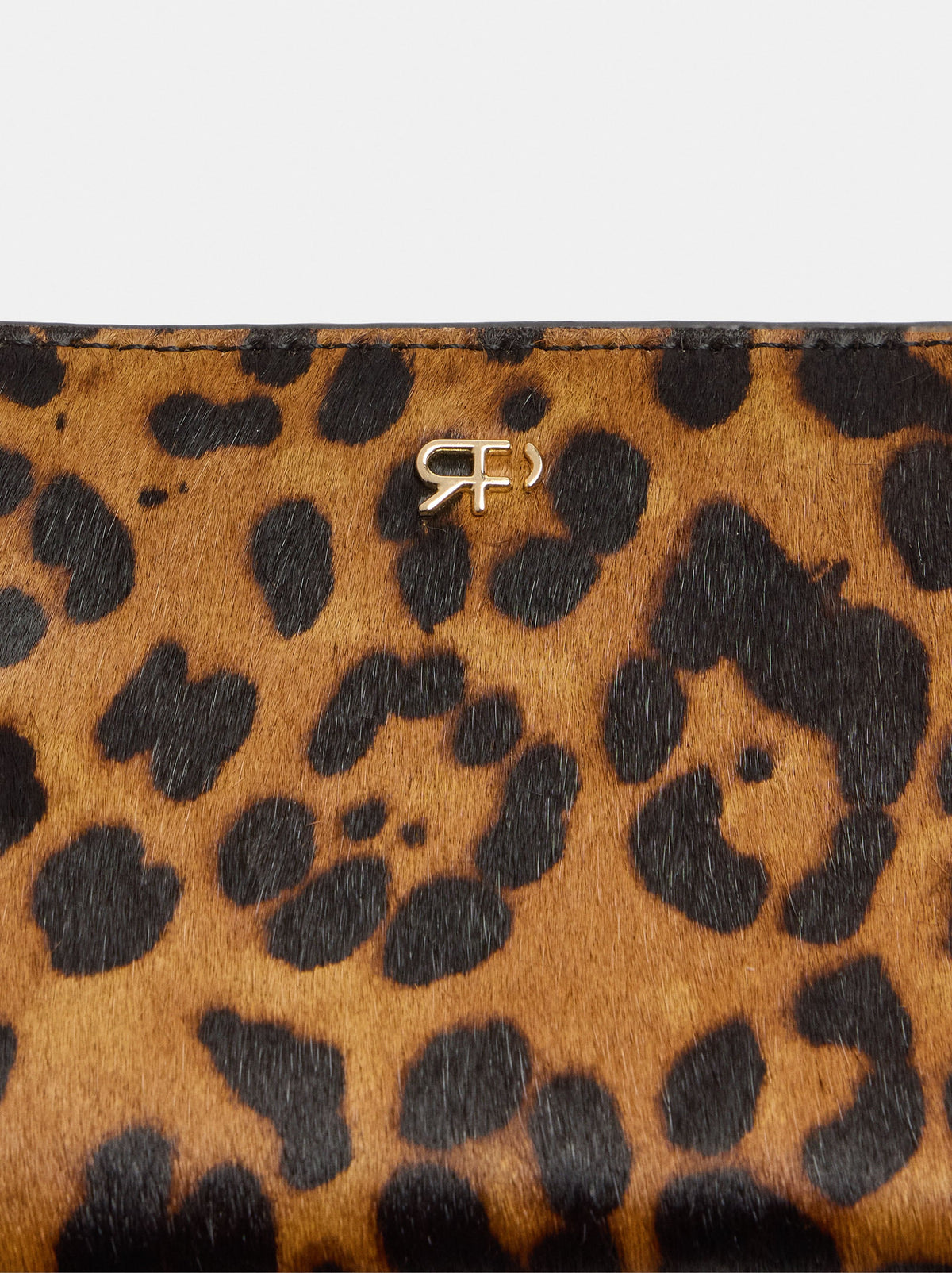Animal-Print Leather Wallet S