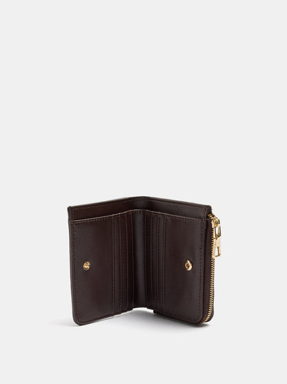 Animal-Print Leather Wallet S