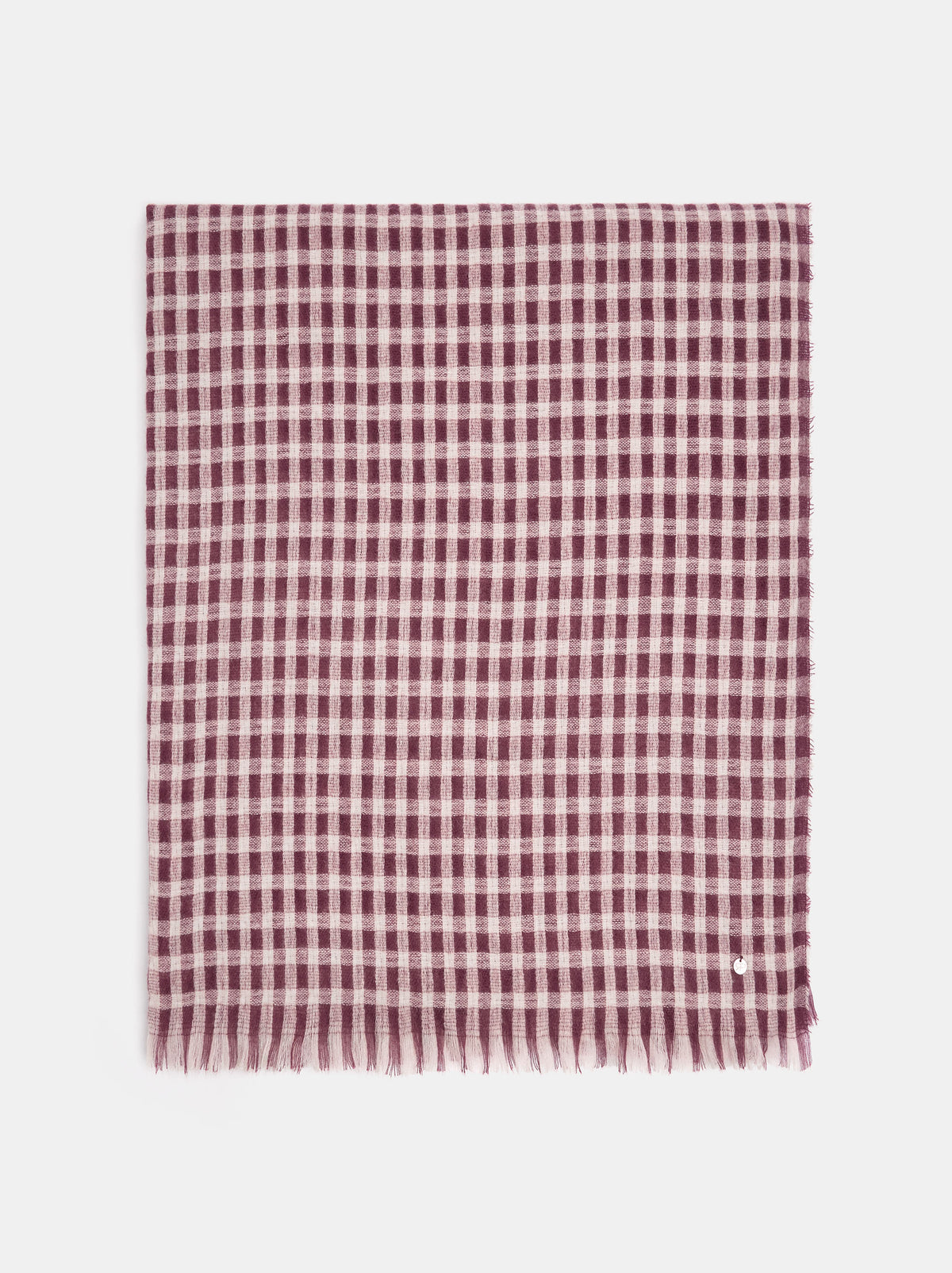 Square Scarf With Fringes