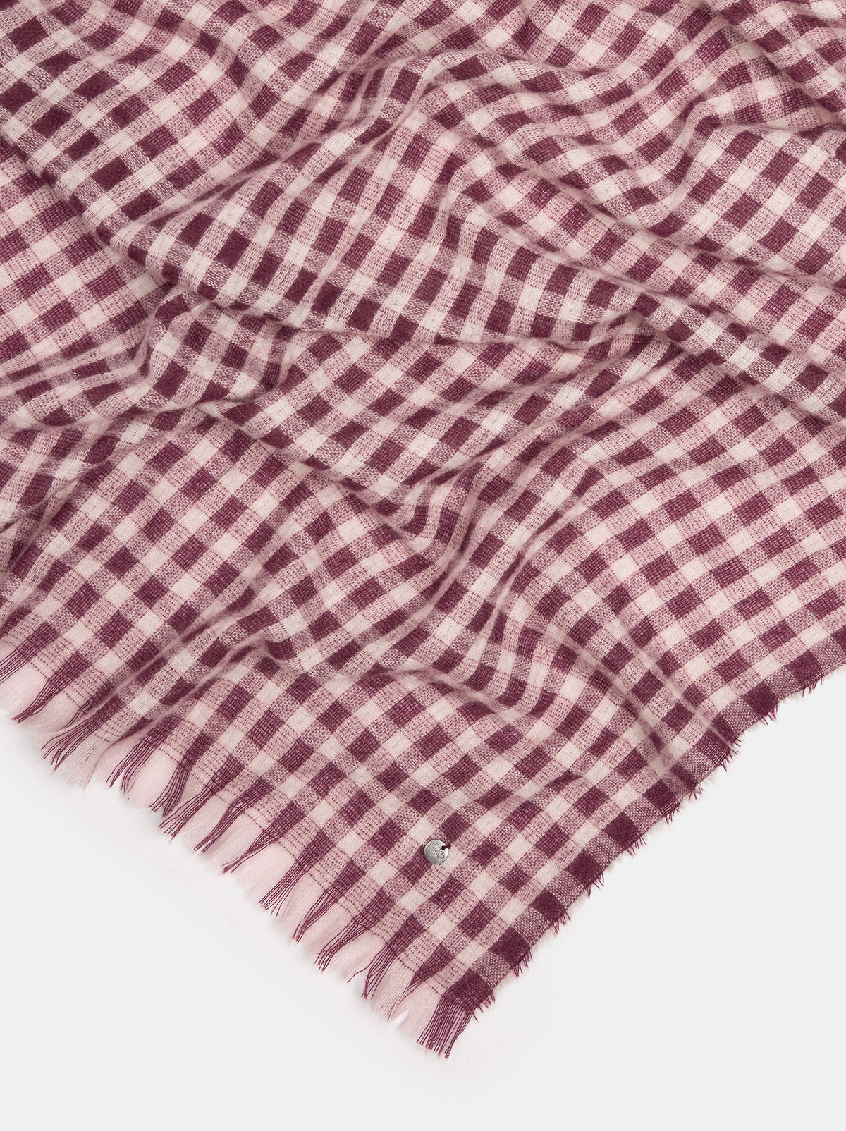 Square Scarf With Fringes