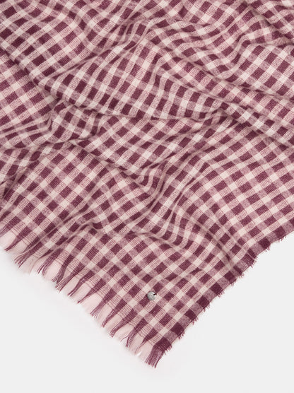 Square Scarf With Fringes