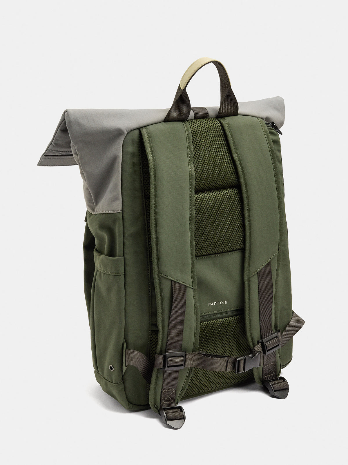 Nylon Roll-Top Cabin Backpack With Bottle Holder L