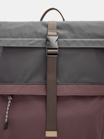 Nylon Roll-Top Cabin Backpack With Bottle Holder M