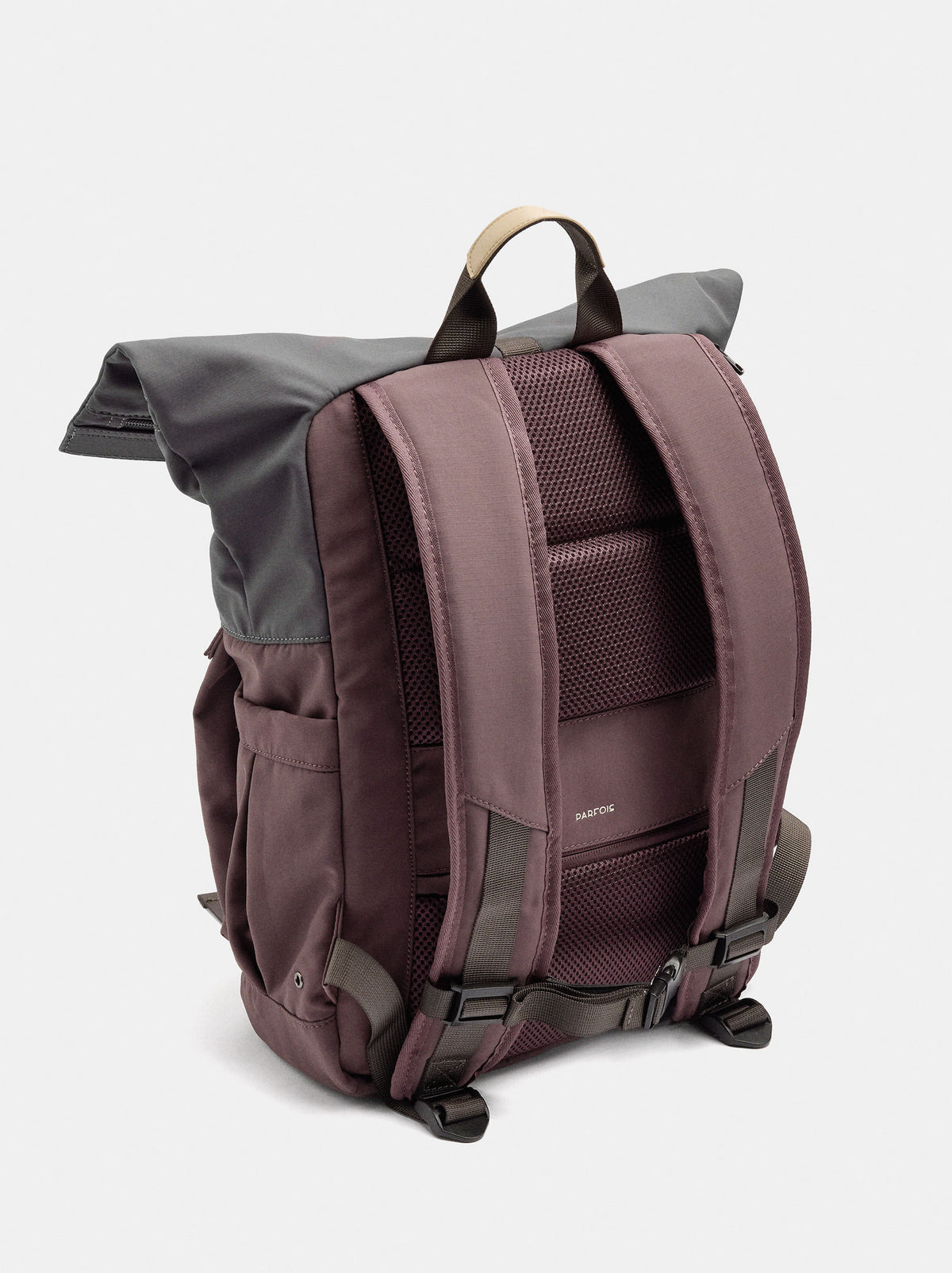 Nylon Roll-Top Cabin Backpack With Bottle Holder M