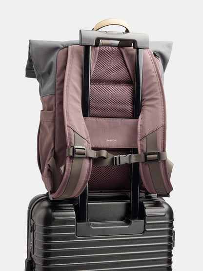 Nylon Roll-Top Cabin Backpack With Bottle Holder M