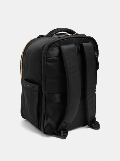 Expandable Nylon Cabin Backpack With Bottle Holder