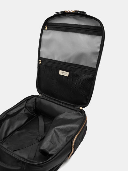Expandable Nylon Cabin Backpack With Bottle Holder