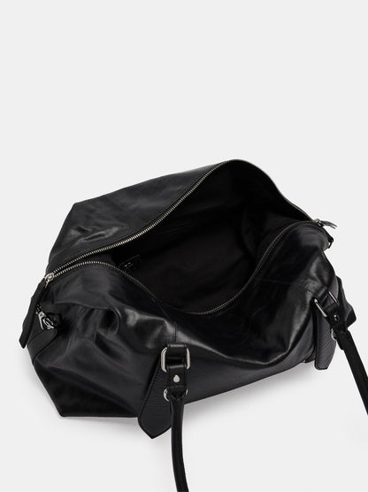 M Leather Shopper Bag With Rings