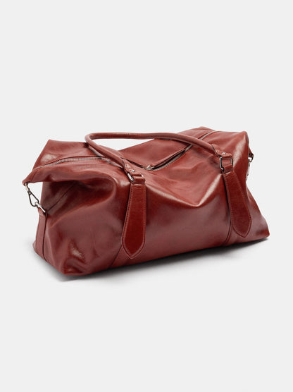 M Leather Shopper Bag With Rings