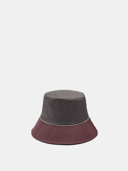 Bicolor Nylon Bucket Hat