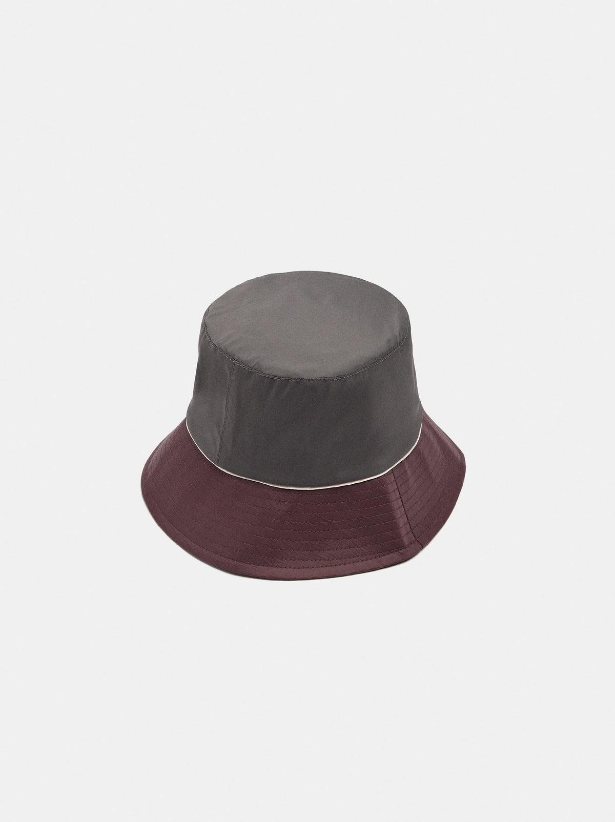 Bicolor Nylon Bucket Hat