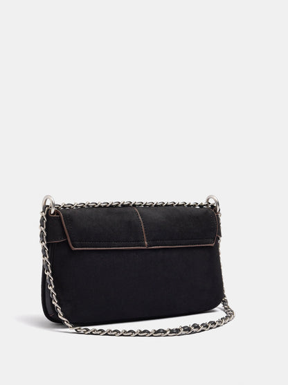 Leather-Effect Handbag With Flap