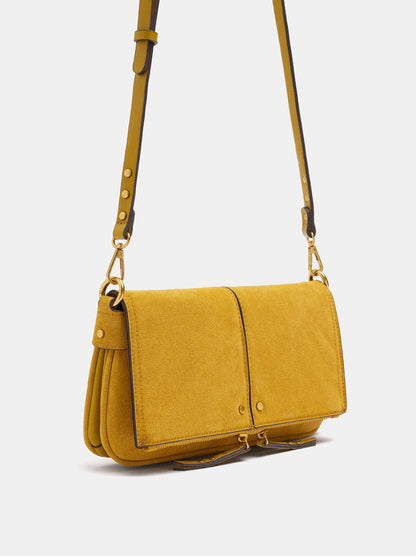 Leather-Effect Handbag With Flap