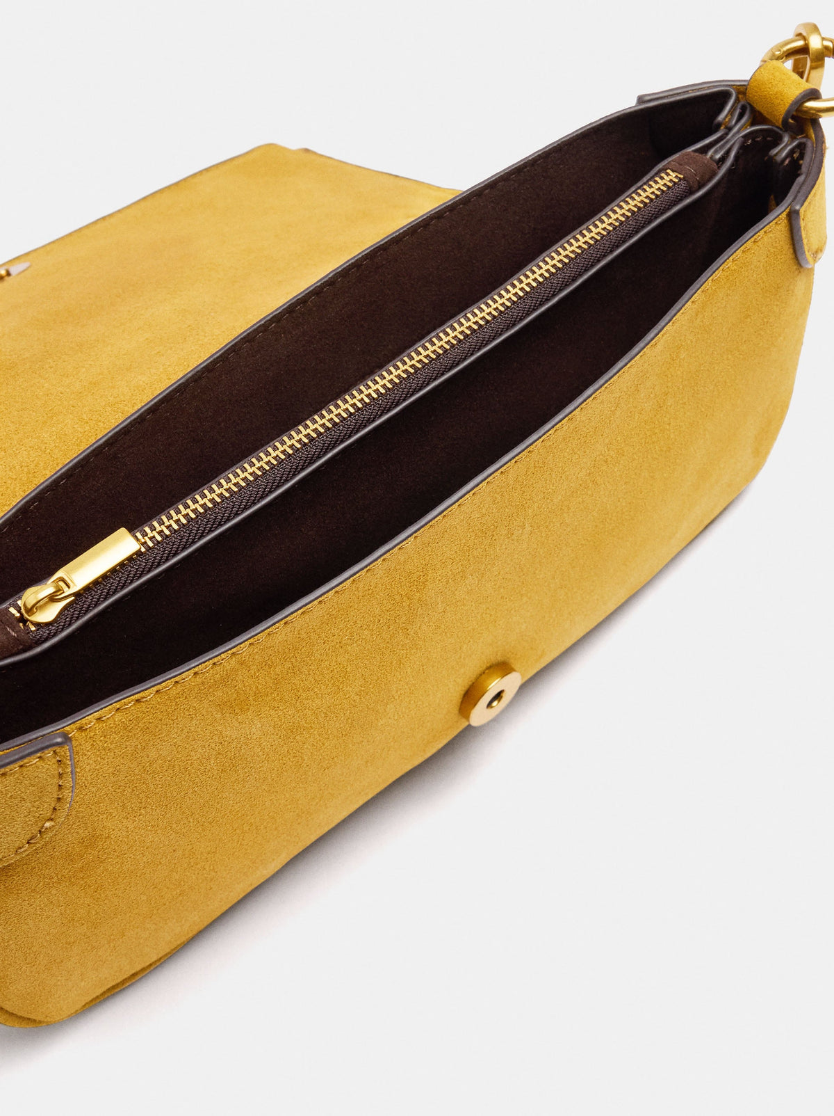 Leather-Effect Handbag With Flap