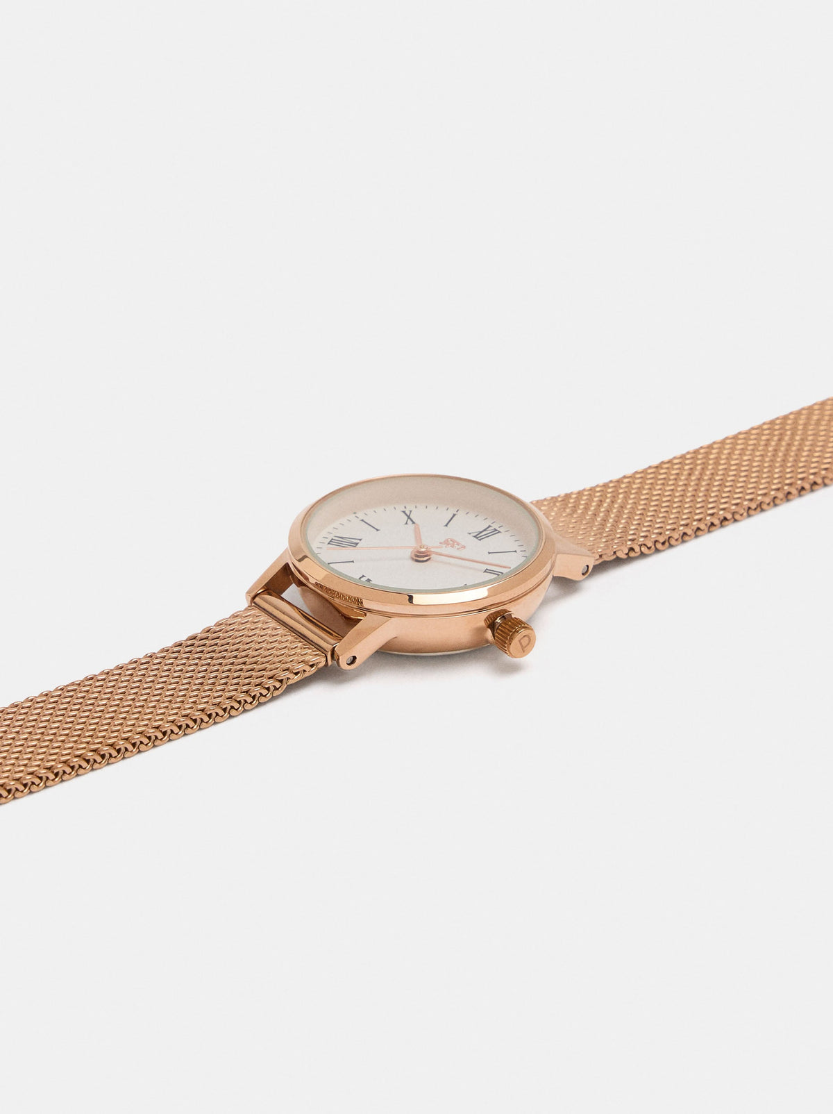Watch With Stainless Steel Metal Knit