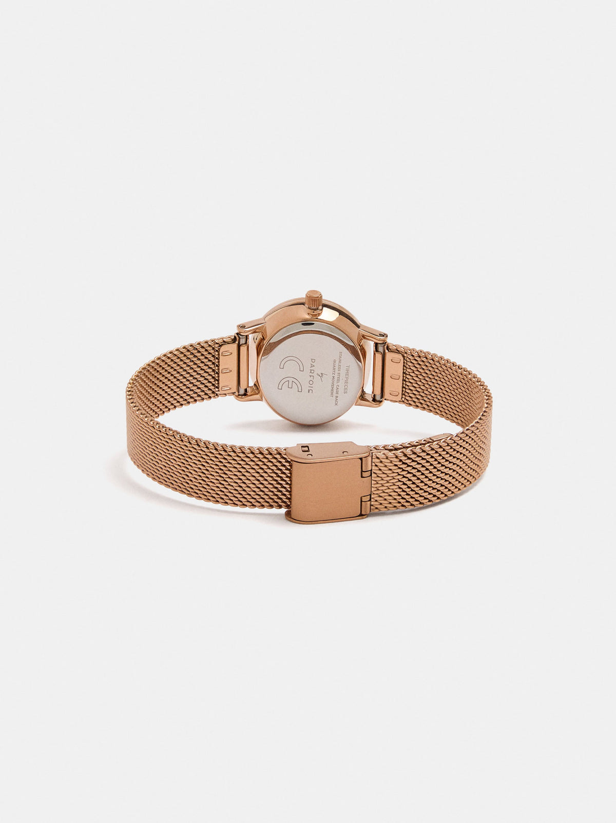 Watch With Stainless Steel Metal Knit