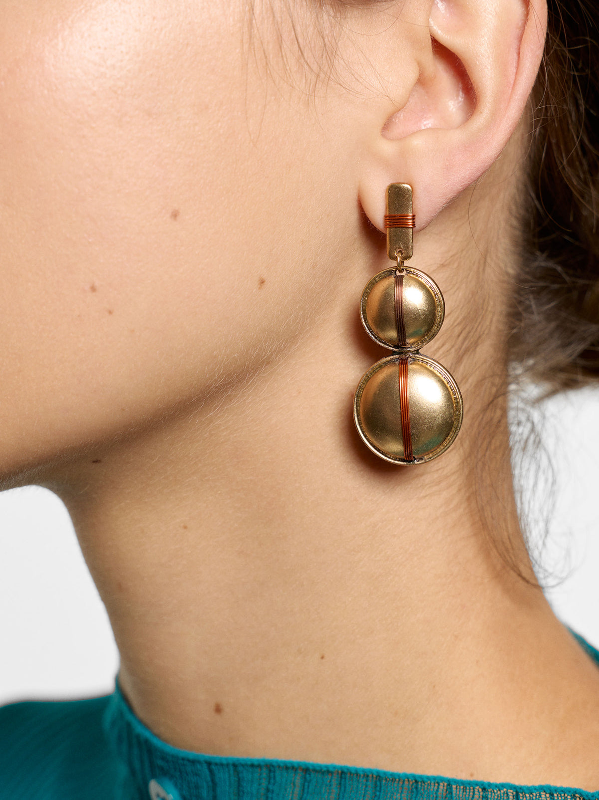 Long Semicircle Earrings