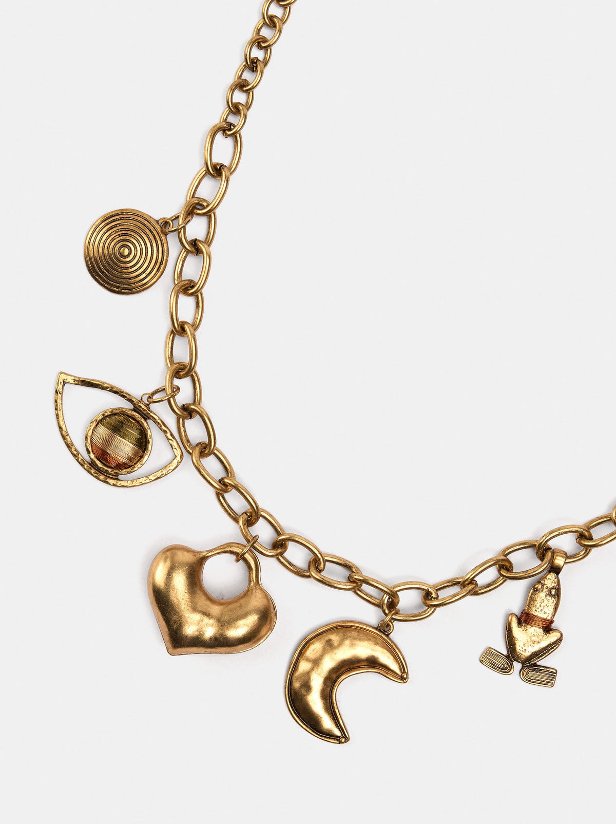 Chain Necklace With Pendants